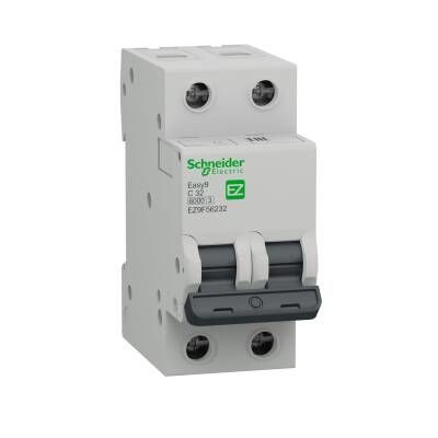 SCHNEIDER EZ9F56232 EZ9F56232 2*32A 6KA C EĞRİSİ W OTOMAT SİGORTA