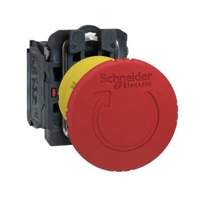 SCHNEIDER XB5AS8442 KIRMIZI 40mm PLASTİK MANTAR KAFALI BUTON