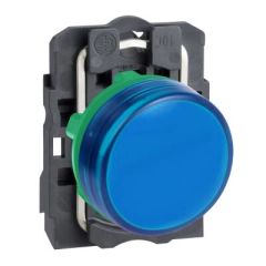 SCHNEIDER XB5AVB6 XB5AVB6 MAVİ 24VAC/DC 22mm PLASTİK SİNYAL LAMBA