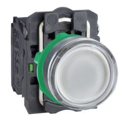 SCHNEIDER XB5AW31M5 XB5AW31M5 BEYAZ 220 V AC 22 mm IŞIKLI YAYLI BUTON