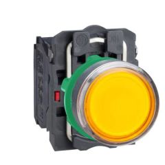 SCHNEIDER XB5AW35B5 SARI 22 MM 24VAC/DC IŞIKLI YAYLI BUTON