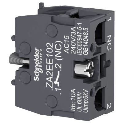SCHNEIDER ZA2EE102 22 MM BUTON İÇİN 1NK KONTAK BLOK