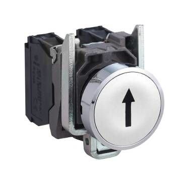 XB4BA3341 BEYAZ 22mm METAL BUTON