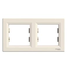 SCHNEIDER EPH5800223 İKİLİ ÇERÇEVE YATAY KREM