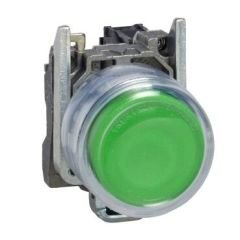 XB4BP381EX YEŞİL 22mm METAL BUTON