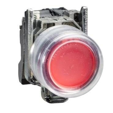 XB4BP482EX KIRMIZI 22mm METAL BUTON