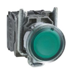 XB4BW3365 YEŞİL 250 V 22mm METAL BUTON