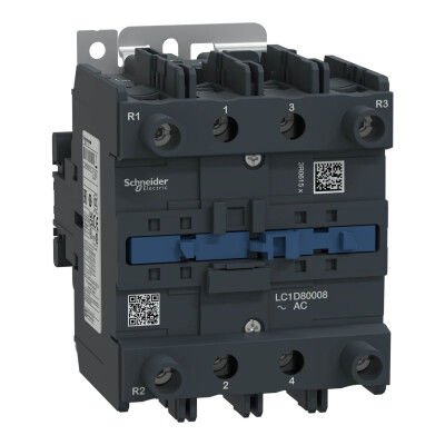 SCHNEIDER LC1D80008P7 125A 230 VAC 2NA+2NK 4 KUTUP KONTAKTÖR