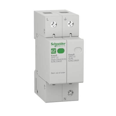 SCHNEIDER EZ9L33620 EZ9L33620 1P+N 20 kA ALÇAK GERİLİM PARAFUDRU