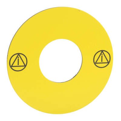 SCHNEIDER ZB6Y7001 ZB6Y7001 45mm ACİL DURDURMA ETİKETİ
