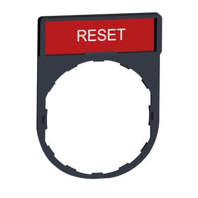 SCHNEIDER ZBY2323 ZBY2323 22 MM İŞARETLİ RESET YAZILI BUTON ETİKETİ