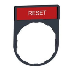 SCHNEIDER ZBY2323 ZBY2323 22 MM İŞARETLİ RESET YAZILI BUTON ETİKETİ