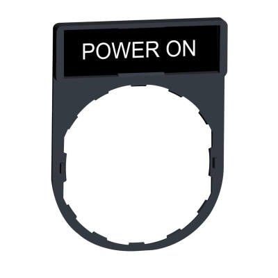 SCHNEIDER ZBY2326 ZBY2326 22 MM İŞARETLİ POWER- ON YAZILI ETİKET