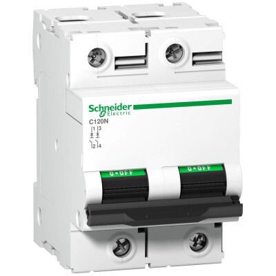 SCHNEIDER A9N18362 C 2*100 A W.OTOMAT C120N 10 kA
