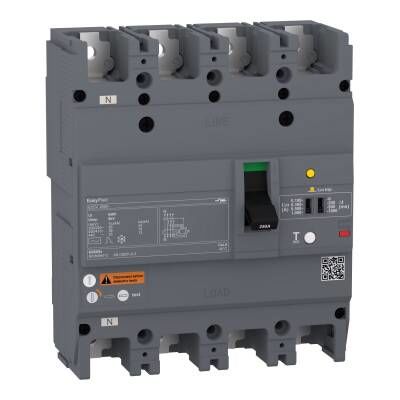 EZCV250H4125 36kA 4*125 A SABİT TER.MAN.ŞALTER