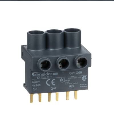 SCHNEIDER GV1G09 GV2 3P 63A 1 Lİ BESLEME BARA GİRİŞİ ÜZERİNE MONTAJ