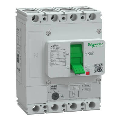 SCHNEIDER G20F4A160 112-160A 36kA 4 KUTUPLU AYARLI TER.MAN.ŞALTER
