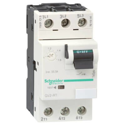 SCHNEIDER GV2RT08 2.5-4 A MOTOR KORUMA ŞALTERİ MANYETİK KOL