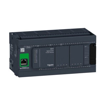 SCHNEIDER TM241CE40T 24 VDC 24G/16Ç TRANSİSTÖR ÇIKIŞLI PLC