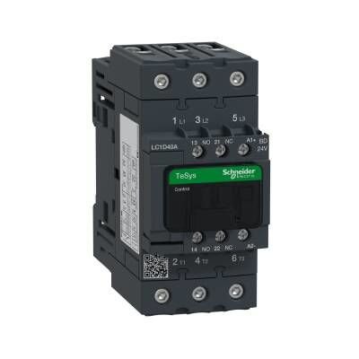 LC1D40ABD 24 VDC 1NA+1NK 18.5 KW KONTAKTÖR
