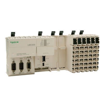 SCHNEIDER LMC058LF424 LMC058LF424 24VDC 10 GİRİŞ 12 ÇIKIŞ KONTROL PLC