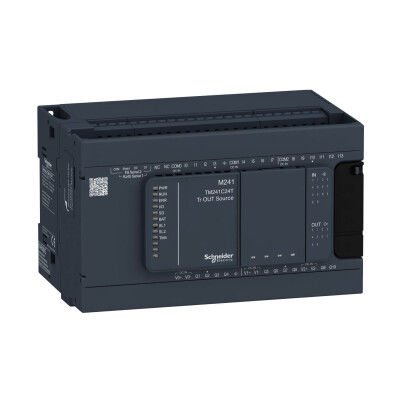 SCHNEIDER TM241C24T 24 VDC 14G/10Ç TRANSİSTÖR ÇIKIŞLI PLC