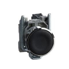 SCHNEIDER XB4BA21 22 MM 1NA SİYAH YAYLI METAL BUTON