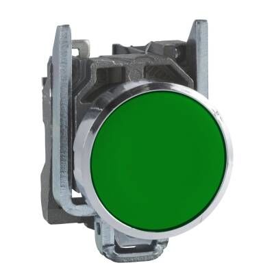 SCHNEIDER XB4BA31 22 MM 1NA YEŞİL YAYLI METAL BUTON