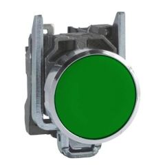 SCHNEIDER XB4BA31 22 MM 1NA YEŞİL YAYLI METAL BUTON