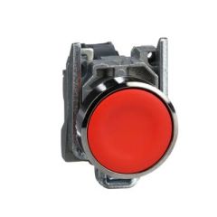 SCHNEIDER XB4BA42 22 MM 1NK KIRMIZI YAYLI METAL BUTON