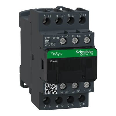 SCHNEIDER LC1DT20BD 20 A 1NA+1NK 4P 24 VDC KONTAKTÖR