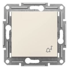 Schneider Electric EPH0870123 EPH0870123 LİHT BUT.ZİL İŞARETLİ KREM ÇERÇEVESİZ
