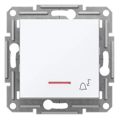 Schneider Electric EPH1770121 EPH1770121 LİHT IŞIKLI ZİL İŞARET BEYAZ ÇERÇEVESİZ