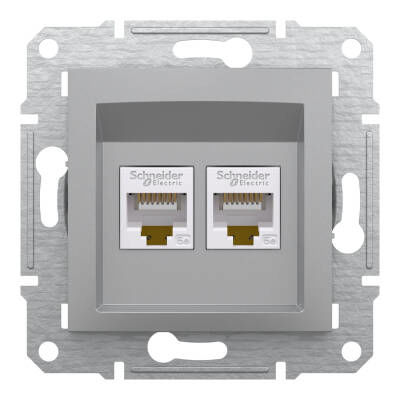 SCHNEIDER EPH4400161 EPH4400161 2*RJ45 CAT5e-UTP ALÜMİNYUM