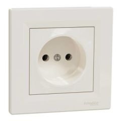 Schneider Electric EPH3000123 EPH3000123 16A ÇERÇEVELİ KREM ASFORA PRİZ
