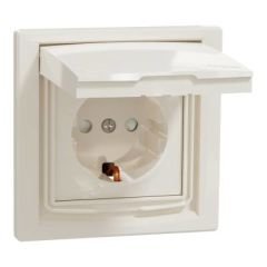Schneider Electric EPH3100323 EPH3100323 EFES IP44 KAPAKLI TOPRAKLI PRİZ KREM