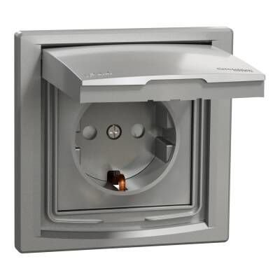 Schneider Electric EPH3100361 EPH3100361 KAP. TOPR. PRİZ(ÇOC.KOR.)ALÜM. ÇERÇVSİZ