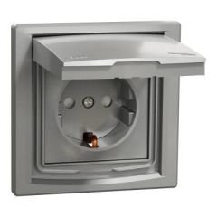 Schneider Electric EPH3100361 EPH3100361 KAP. TOPR. PRİZ(ÇOC.KOR.)ALÜM. ÇERÇVSİZ