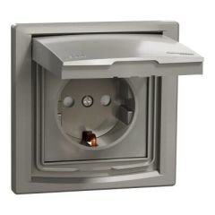 Schneider Electric EPH3100369 EPH3100369 IP44 KAPAKLI TOPRAKLI PRİZ BRONZ