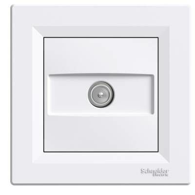 Schneider Electric EPH3200321 EPH3200321 TEKLİ TV PRİZİ GEÇİŞLİ BEYAZ