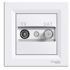 Schneider Electric EPH3400221 EPH3400221 ASFORA TV/SAT GEÇİŞLİ PRİZ 4dB BEYAZ
