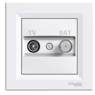 Schneider Electric EPH3400321 EPH3400321 TV-SAT PRİZİ GEÇİŞLİ 8 DB BEYAZ