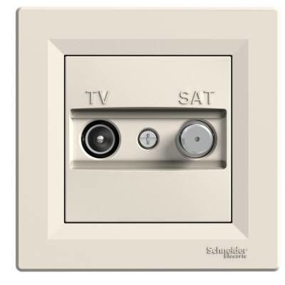 Schneider Electric EPH3400323 EPH3400323 TV-SAT PRİZİ GEÇİŞLİ 8 DB BEYAZ