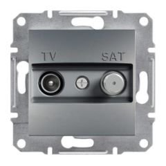 Schneider Electric EPH3400362 EPH3400362 TV-SAT PRİZİ GEÇİŞLİ F TİPİ 8 DB ÇELİK