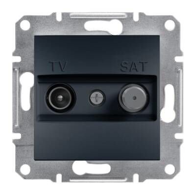Schneider Electric EPH3400371 EPH3400371 TV-SAT PRİZİ GEÇİŞLİ FTİP 8DB ANTRASİT