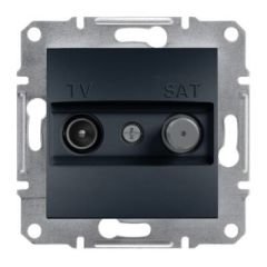 Schneider Electric EPH3400371 EPH3400371 TV-SAT PRİZİ GEÇİŞLİ FTİP 8DB ANTRASİT