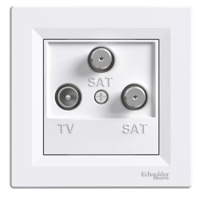 Schneider Electric EPH3600121 EPH3600121 TV-SAT -SAT PRİZİ ÜÇLÜ BEYAZ
