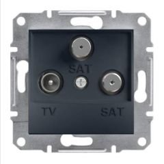 Schneider Electric EPH3600171 EPH3600171 TV-SAT PRİZİ SONLU ÜÇLÜ ANTRASİT