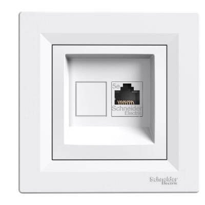 Schneider Electric EPH4370521 EPH4370521 1RJ45 KONNEKTÖRSÜZ PRİZBEYAZ ÇERÇEVESİZ