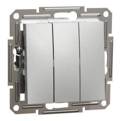 Schneider Electric EPH2100161 EPH2100161 ÜÇLÜ ANAHTAR ALÜMİNYUM ÇERÇEVESİZ